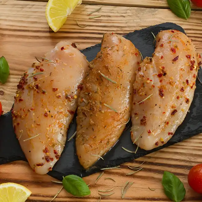 FILET DE POULET MARINE